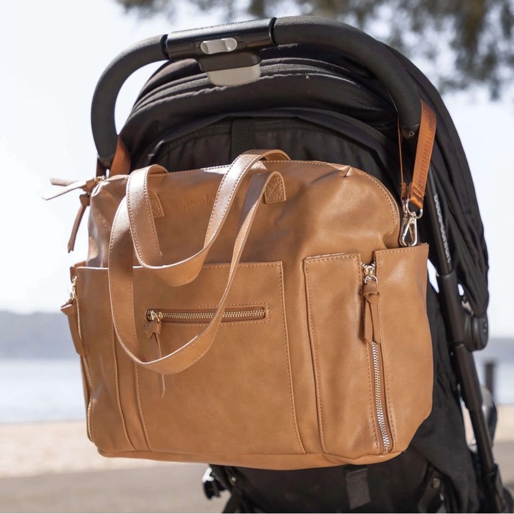 Elegant Tan Baby Bag